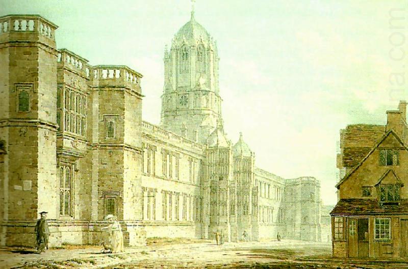 christ church from near carfax, edward dayes